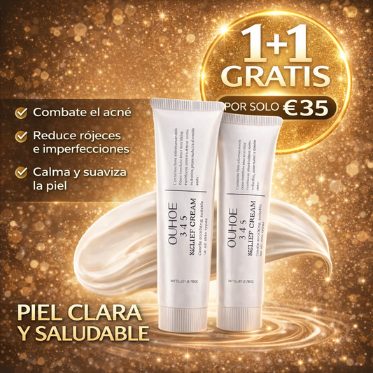 Crema OUHOE 345 Relief Cream -Piel Renovada 🌱✨ ......   1+1 GRATIS .....