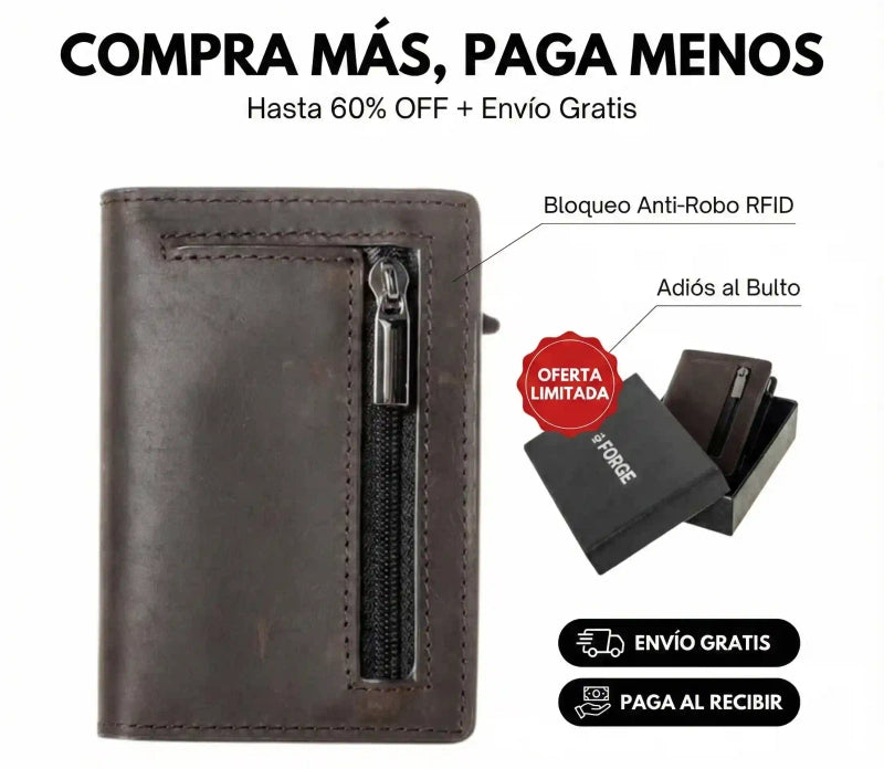 FORGE Wallet: El upgrade esencial para un bolsillo impecable y seguro.