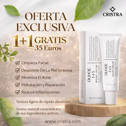 Crema OUHOE 345 Relief Cream -Piel Renovada 🌱✨ ......   1+1 GRATIS .....