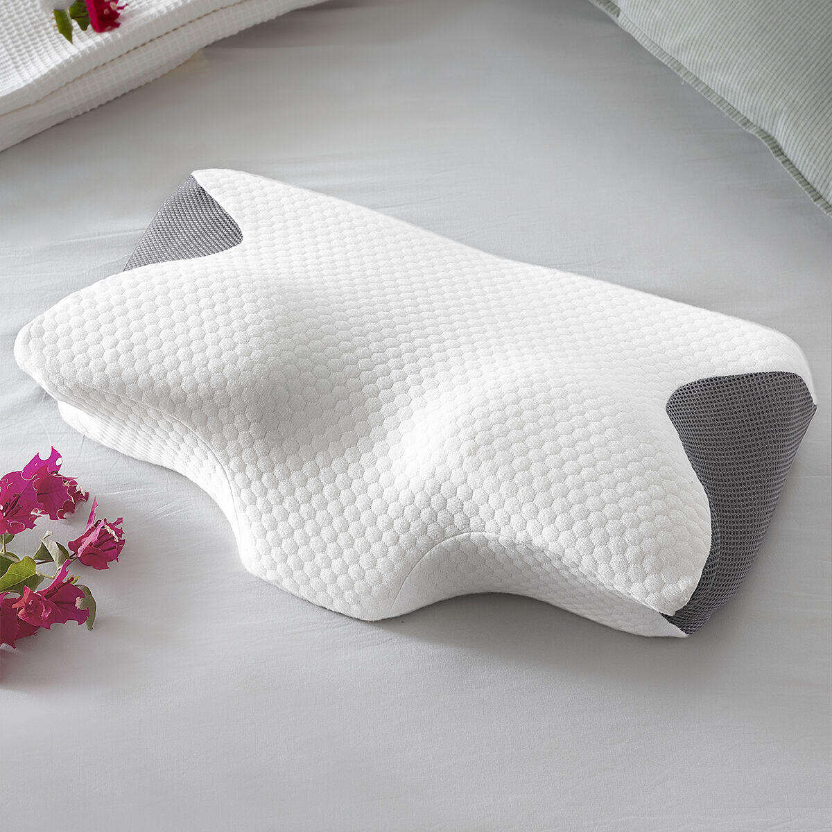 Almohada Cervical Ergonómica para un Descanso Natural y Cómodo